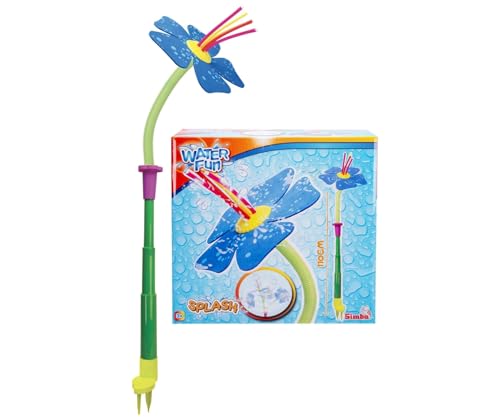 Splashy Flower - Irrigatore dacqua in tutte le direzioni attacco tubo da giardino 115 cm dai 3 anni in su