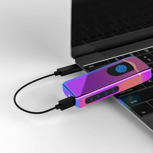 Encendedor plasma triple arco recargable USB miniatura 4