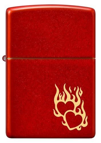 Encendedor Zippo Metalizado Rojo 46102 miniatura 2
