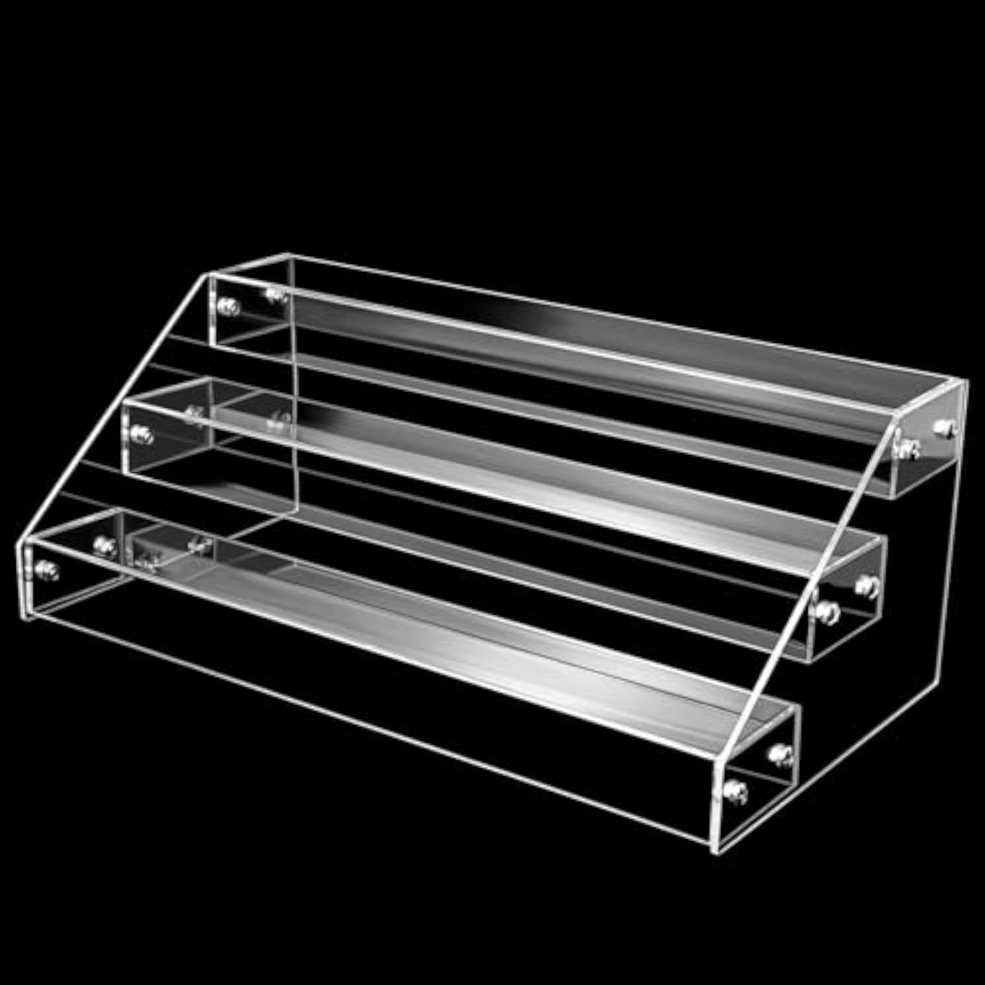 Acrylic Riser, 12inch 3 Tier Acrylic Risers for Display