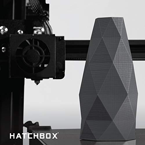Image of HATCHBOX 3D PLA-1KG1.75-SLV PLA 3D Printer Filament, Dimensional Accuracy + /- 0.05 mm, 1 kg Spool, 1.75 mm, Silver