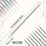 Zoom IMG-1 24 pezzi candeline compleanno argentato