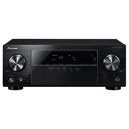 Pioneer VSX-330-K ricevitore AV, 435 x 168 x 331.5 mm, Nero