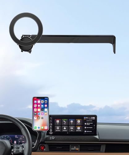 MaserWeller Car Phone Holder for Honda Passport/Pilot 2026 Accessories 12.3-Inch Screen Fixed Clip 360 Rotation Phone Mount Compatible with MagSafe Cell Phone Holder that Does Not Affect Air Vent