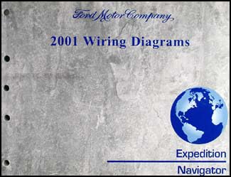 Paperback 2001-2002 Ford Expedition Lincoln Navigator Wiring Diagram Manual Book