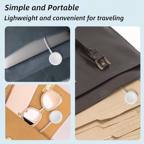 كابل شحن مغناطيسي سريع USB نوع سي [محمول] شحن لاسلكي مغناطيسي متوافق مع سلسلة اي ووتش الترا/10/9/8/7/6/SE/5/4/3/2 - [3.3 قدم/100 متر]