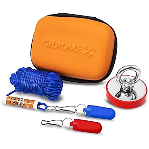 ChromeX Magnetic Wire pulling kit with Changeable Metal and Magnetic Leaders - Only Half Inch hole needed Cover