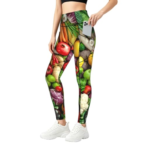 Legging de sport avec poches pratique pour le running en tissu anti-transpiration