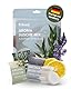 frihed.® Aromaduschen – 6 Duschtabs - Duschbomben mit ätherischen Ölen (Zitrone, Eukalyptus, Lavendel) – Spa‑Feeling für Dusche, Bad & Sauna – Geschenkidee (Lavendel, Zitrone, Eukalyptus)