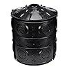 NDS FWAS24 50 Gal. Flo Stormwater Dry Well System Kit with 3 Side Panels & 1 Cover, Ideal for Rainwater Collection, Black