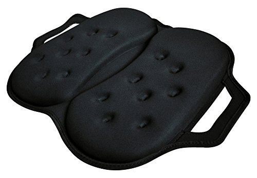 Tektrum Portable Foldable Cool Gel Orthopedic Seat Cushion with Handle for Travel, Airplane