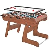 FIZITI 2-in-1 Multi Game Table, 53.5' Foosball Table, Air Hockey Table for Adult and Kids- Indoor Entertainment Center for Family Fun, Party