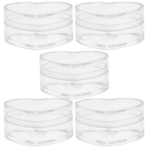 SEWOART �����v���X�`�b�N���n�[�g�^�W���G���[�R���e�i �{�b�N�X �o�����^�C���p������[�P�[�X �X�i�b�N�⏬���̕ۊǂɓK�����N���A�n