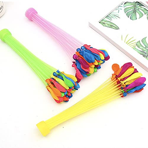 YUHEAN Water Balloons,444Pcs Ballons for Kid Girls Boys,Quick Fill Self-Sealing Water Balloons Set for Water Bomb Fight Games,Water Party,Outdoor Summer