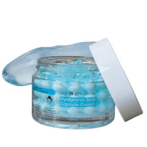 masque BAR My Ingredients Hydrating Capsule Cream Face Moisturizer, Hyaluronic