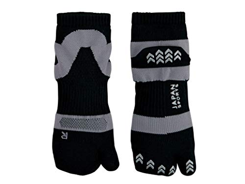 三笠 JAPAN SPORTS SOCKS JAPAN SPORTS SOCKS 足袋タイプ ブラック ユニセックス ブラック