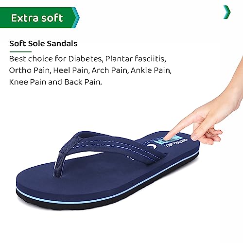 Image of ORTHO JOY Extra soft women's orthopaedic comfort fit slippers for women's daily use