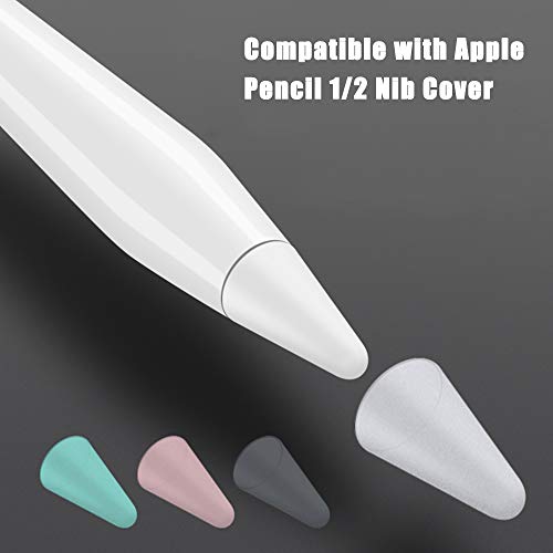 Ajcoflt 8 PCS Substituição de Silicone Caso Ponta Nib Capa Protetora Da Pele Compatível com Apple Pe