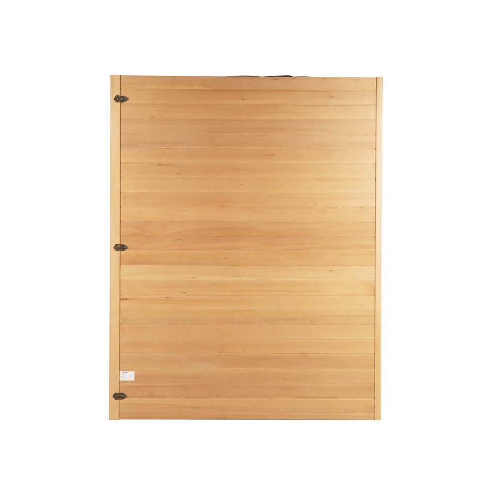 Home Deluxe – Cabine infrarouge – REDSUN XXL DELUXE -150 x 150 x 190 cm - pour 4 personnes, 7 radiateurs à spectre complet – Bois : pruche I Sauna infrarouge, sauna, cabine chauffante, infrarouge