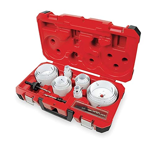 MILWAUKEE ELECTRIC TOOL 49-22-4185 All Purpose Professional Ice Hardened Hole Saw Kit, 28 Piece, 4.75" x 9.5" x 16.5"