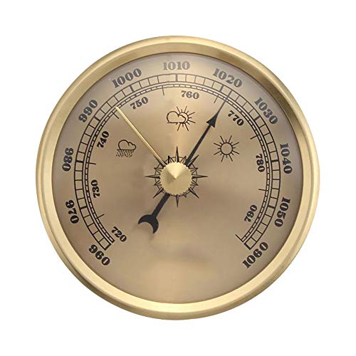 XLTWKK Wall-mounted household thermometer hygrometer barometer marine barometer room barometer wall-mounted household
