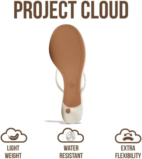 Project Cloud 100% Genuine Leather Sandals Women Footwear - Memory Foam Insole Fashion Dress Kitten Heels for Women - Lightweight and Comfortable Summer Sandals for Women 2026 (Mango) - Image 4