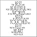Best & Most Beautiful - Helen Keller Black and White Magnet