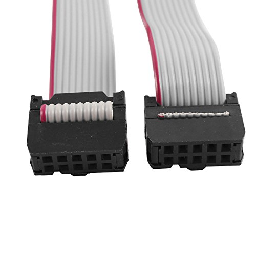 Câbles Nappe Plate Sourcingmap - 2 X 100cm Connecteur IDC 14 Broches