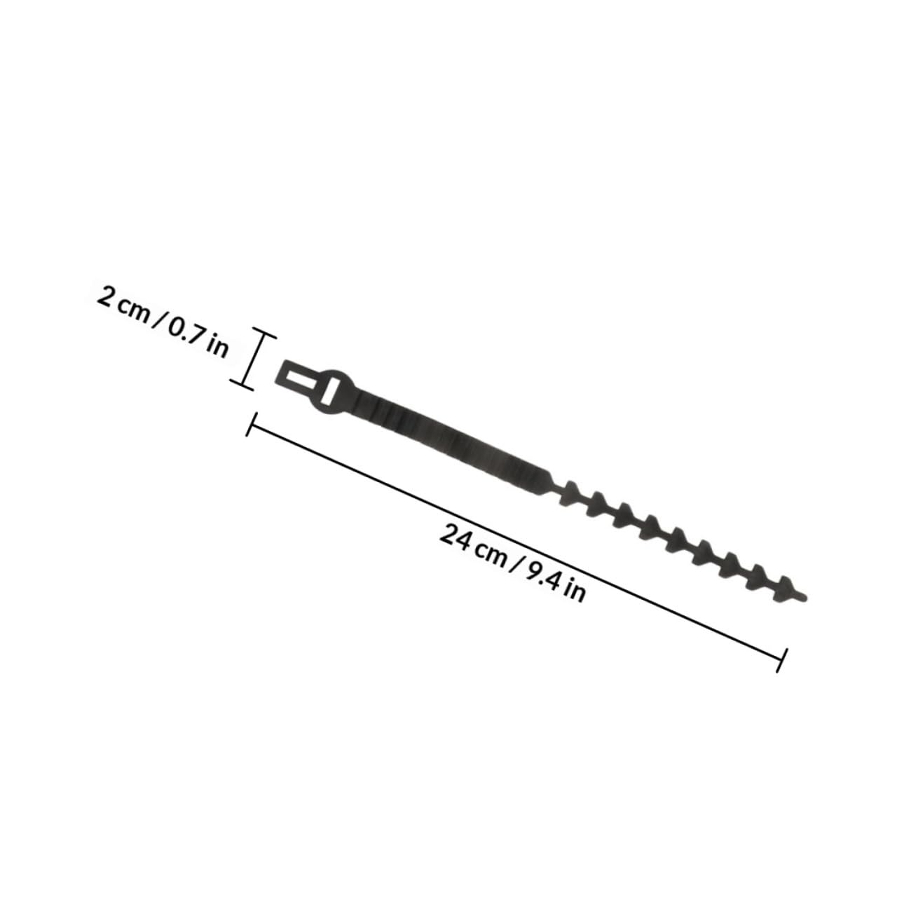 Veemoon Lot de 10 Sangles de Fixation en Caoutchouc Ajustables pour Arbres Fruitiers et Branches, Supports Flexibles Résistants pour Jardinage, Liens Solide pour Attaches de Plantes