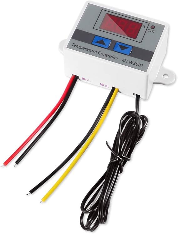 XH-W3001 Digital LED Temperature Controller Thermostat Switch with Waterproof Probe 220V-1500W for Heating Cooling Electronic Programmable-image-39