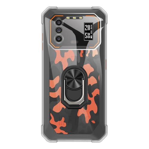 UOGNADGD �t���L�V�u���P�[�X + �����O�z���_�[ IIIF150 B1 Pro �Ƃ̌݊������� �ϏՌ��J�o�[���}�O�l�b�g�����J�X�^�C���X�^���h (�N���A+�u���b�N�����O)