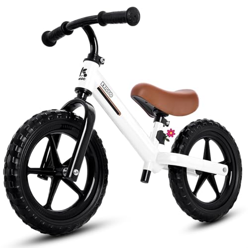 KRIDDO Toddler Balance Bike 2 Year Old, Kids Balance Bike for 2-5 Years Old, Dual Bearing for Smoother Riding, Adorable Plate, Adjustable Seat and...