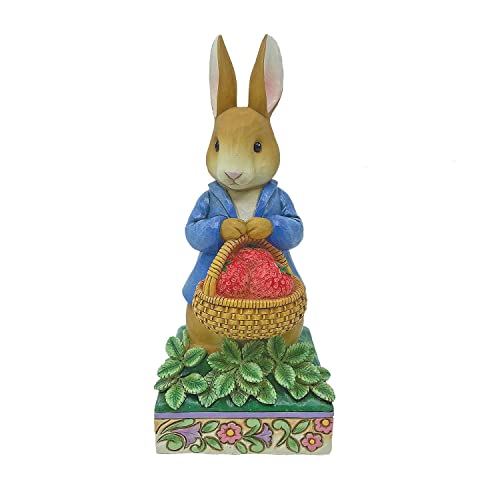 Enesco Jim Shore Bpjs Peter With Basket Figurine, Blue