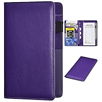 Server Books For Waitress,Leather Waiter Book Server Wallet With Zipper,Cash Check - View #13
