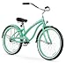 Firmstrong Bella Classic Single Speed Beach Cruiser Bicycle, 24-Inch, Mint Green