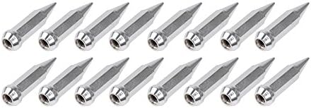Motosport Alloys (16pk) Spike Tapered Lug Nut 12mm x 1.50mm Thread Pitch Chrome for Can-Am Maverick X3 Max X RS Turbo R 2017-2018