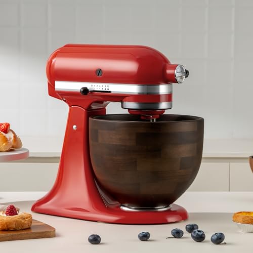 Tazón de Mezcla de Nogal Americano 5 Qt para Kitchen Aid miniatura 3