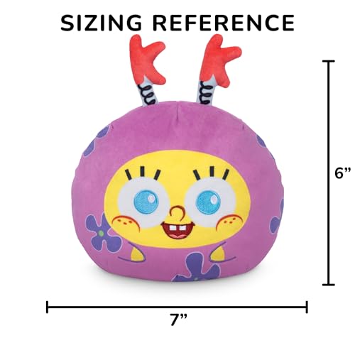 Image of TeeTurtle Reversible Spongebob Kuddly Krab 6 Inch Flip Plush