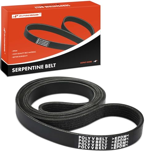 A-Premium Engine Serpentine Drive Belt Compatible with Ford, Subaru, Kia, Lincoln, Chevy, GMC, Isuzu, Mercury & Renault Cars - F-250, F-350, Taurus, E-350 Econoline, Outback, Crosstrek, Legacy & More -  PremiumpartsWhosale, APSBT141