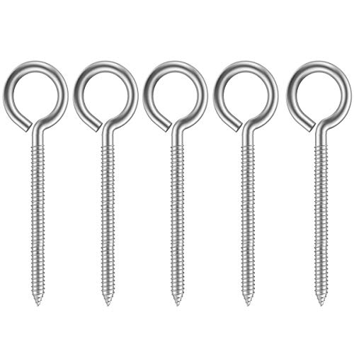 Drenky M8 Edelstahl Schraubhaken 5 Stück