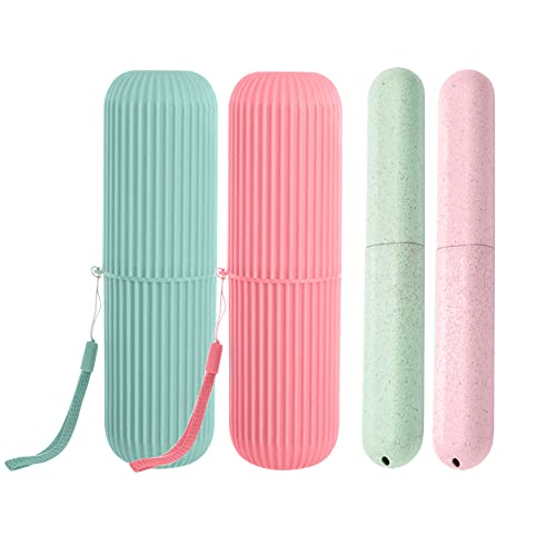 Pamtns Portátil Estuche Cepillo de Dientes Portátil Portacepillos de Dientes Viaje Caja Cepillo de Dientes de Viaje Estuche Cepillo Dientes Viaje Caja Cepillo de Dientes para Viajes Hogar Escuela Cover