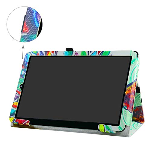 Mama Mouth 10001406-6 For Rca Galileo Pro Rct6513W87Dk Case,Pu Leather Folio 2-Folding Stand Cover For Rca 11 Delta Pro 11.6 Inch/Galileo Pro 11 Rct6513W87Dk 11.5 Inch 2-In-1 Tablet,Love Tree thumb #1