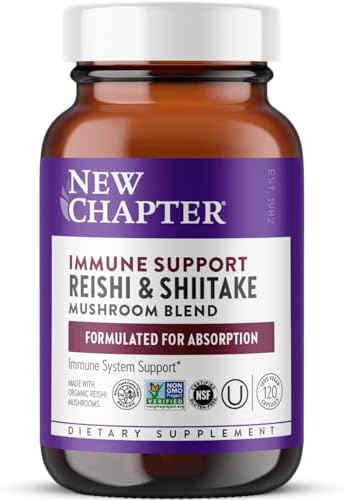 New Chapter Immune Support Reishi & Shiitake Mushroom Blend with ...