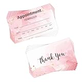 YHNTGB 240PCS Appointment reminder cards Pink ink style for Business Hair Salon Dental Office Nail Spa Massage Dog Grooming Restaurant Supplies 3.54x2inch