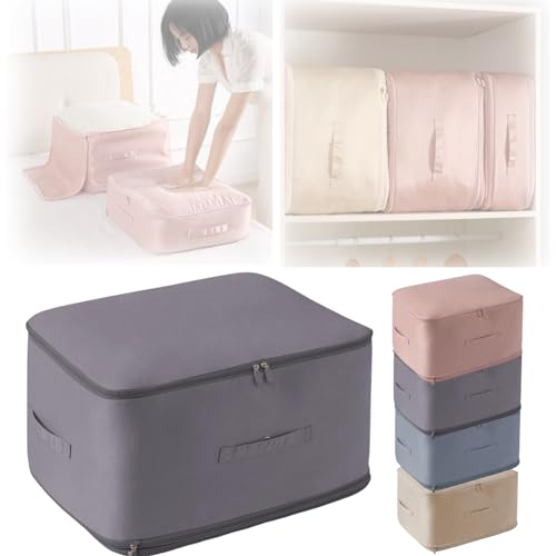 Selbstkomprimierende Aufbewahrungstasche 2025 - Platzsparender Organizer Für Bettdecken & Kleidung