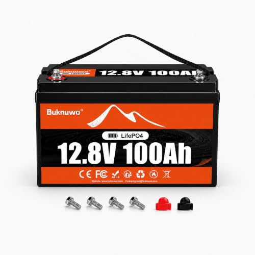 BUKNUWO 12.8V 100Ah LiFePO4 Battery