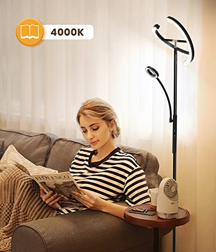 Lámpara de pie LED regulable ANTENLICHT con mando para dormitorio 4