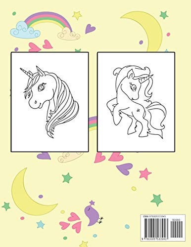 Unicorn Coloring Book for Kids Ages 4-8: Funny Unicorns Magical Gifts for Childrens Creative image 4