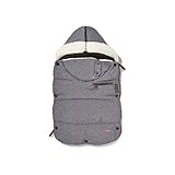 Skip Hop Stroll-and-Go Three-Season Stroller Footmuff, Infant, Heather Grey