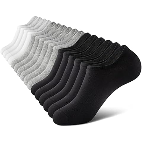 wernies No Show Men Socks, Low Cut Ankle Sock, Men Short Socks Casual Cotton Socks Size 6-10 Cover